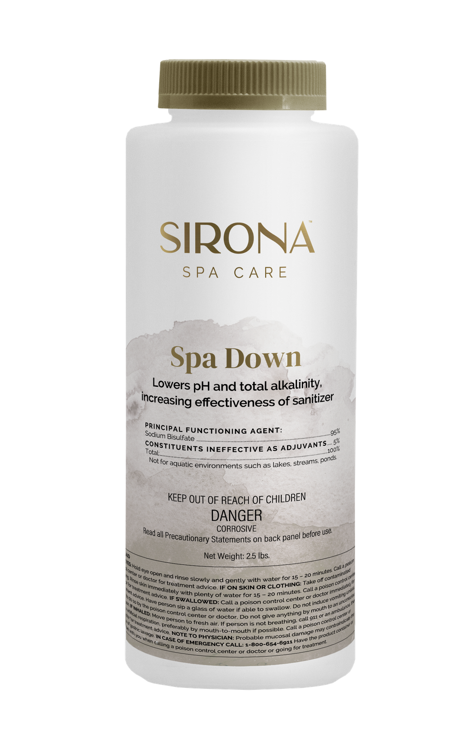 SIRONA SPA DOWN 2.5LBS 82104