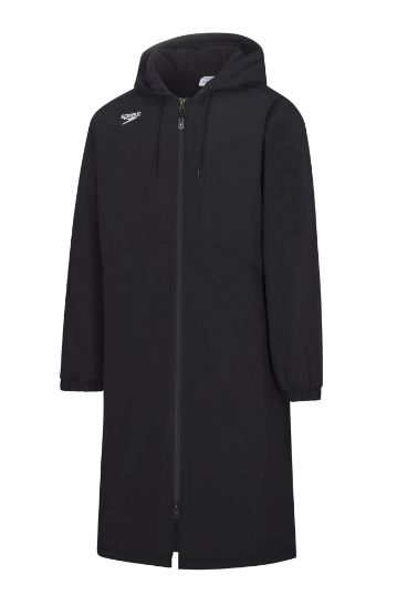 1901000 SPEEDO TEAM PARKA 2.0 BLACK (MSRP $154)