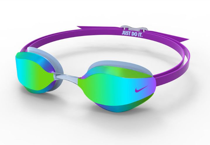 1850010 NIKE VAPOR MIRRORED GOGGLE NESSA176 COBALT BLISS 451