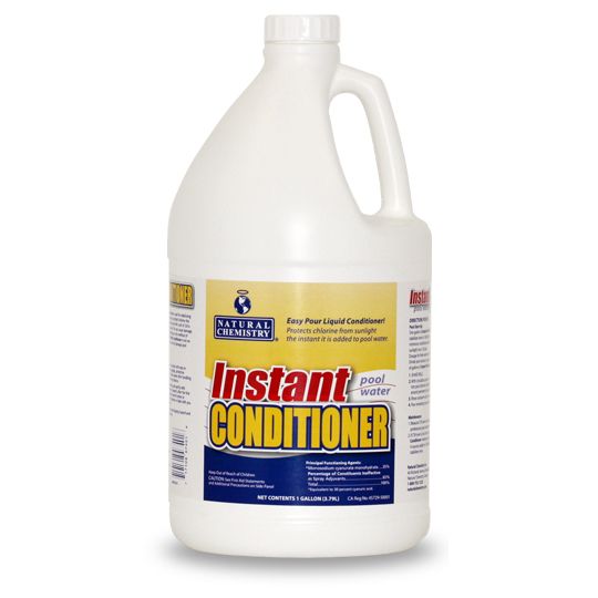 NATURAL CHEMISTRY INSTANT POOL WATER CONDITIONER 1GAL