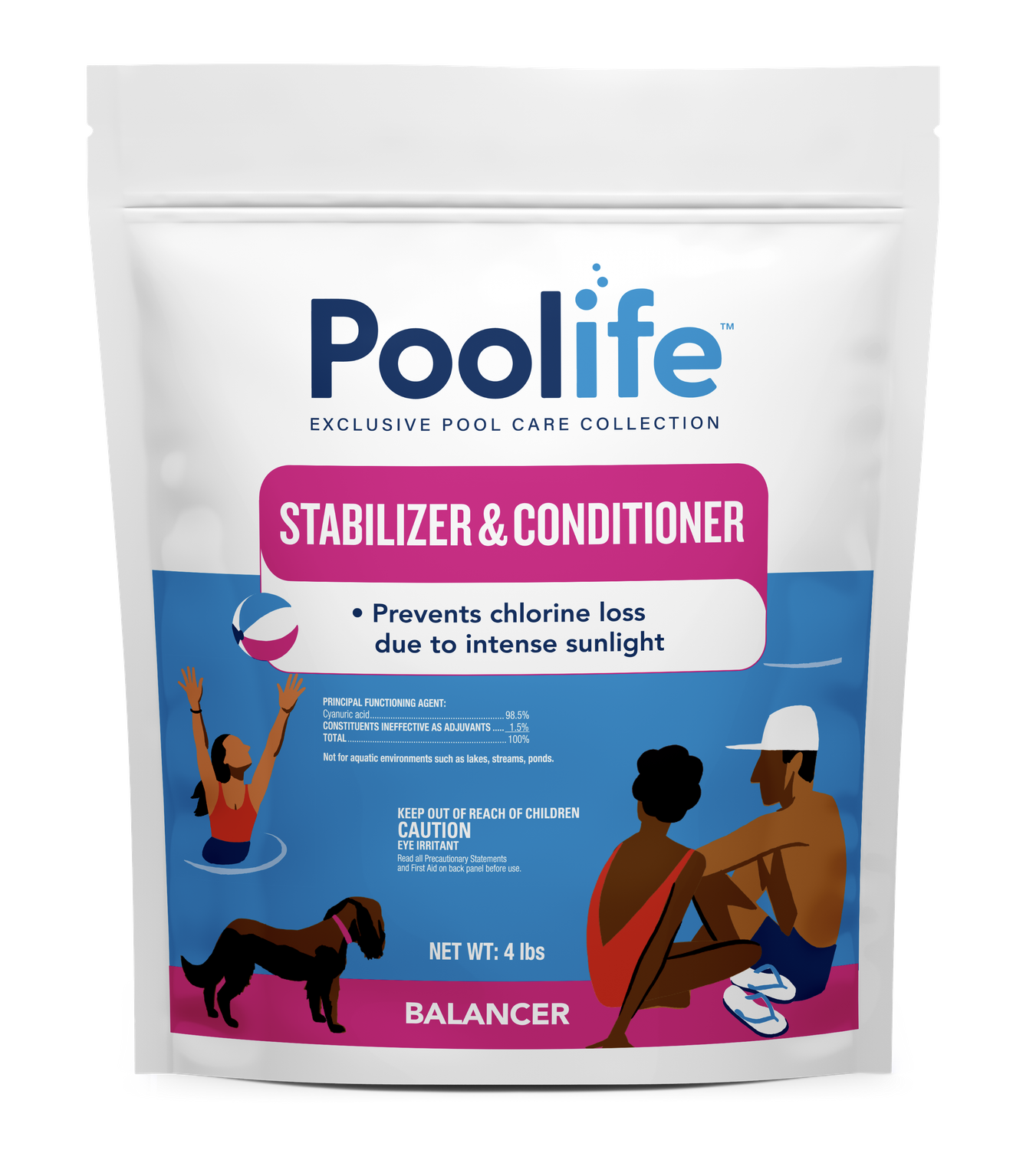 POOLIFE STABILIZER &amp; CONDITIONER 4LB 62110