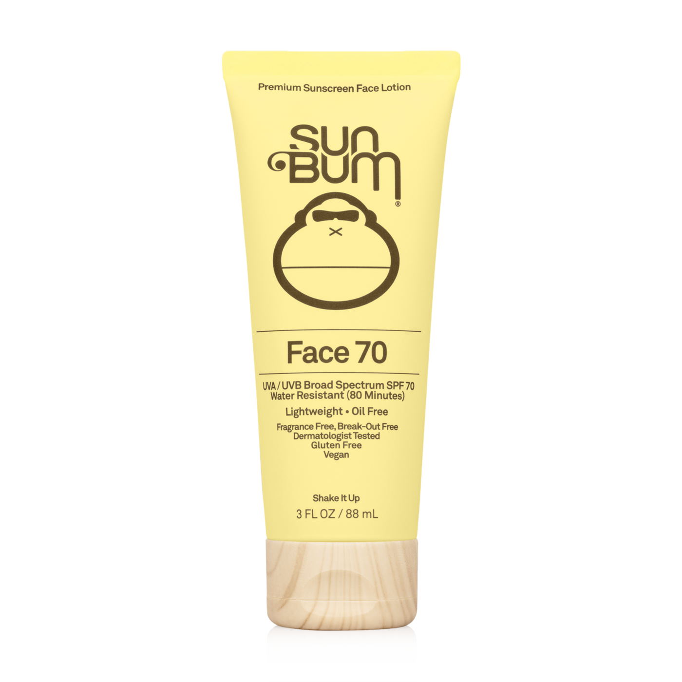 1390013 SUN BUM ORIGINAL SPF 70 FACE 70 LOTION 3OZ