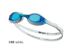1850026 NIKE LIL SWOOSH MIRRORED GOGGLE NESSD138 100 WHITE