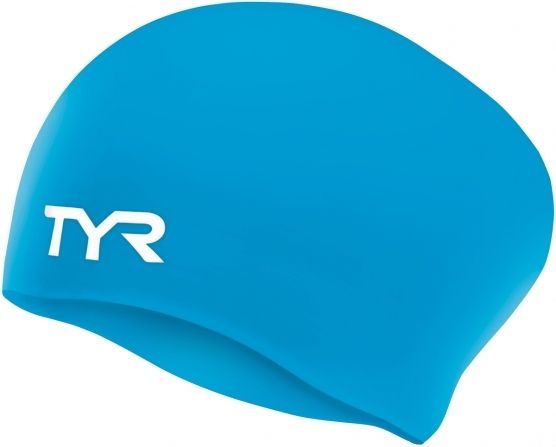 1870059 TYR LONG HAIRED SILICONE CAP LCSL BLUE 420