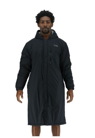 SS1870027 TYR TECH UNISEX ADULT PARKA XS-XXXL BLACK T28052 (MSRP $179)