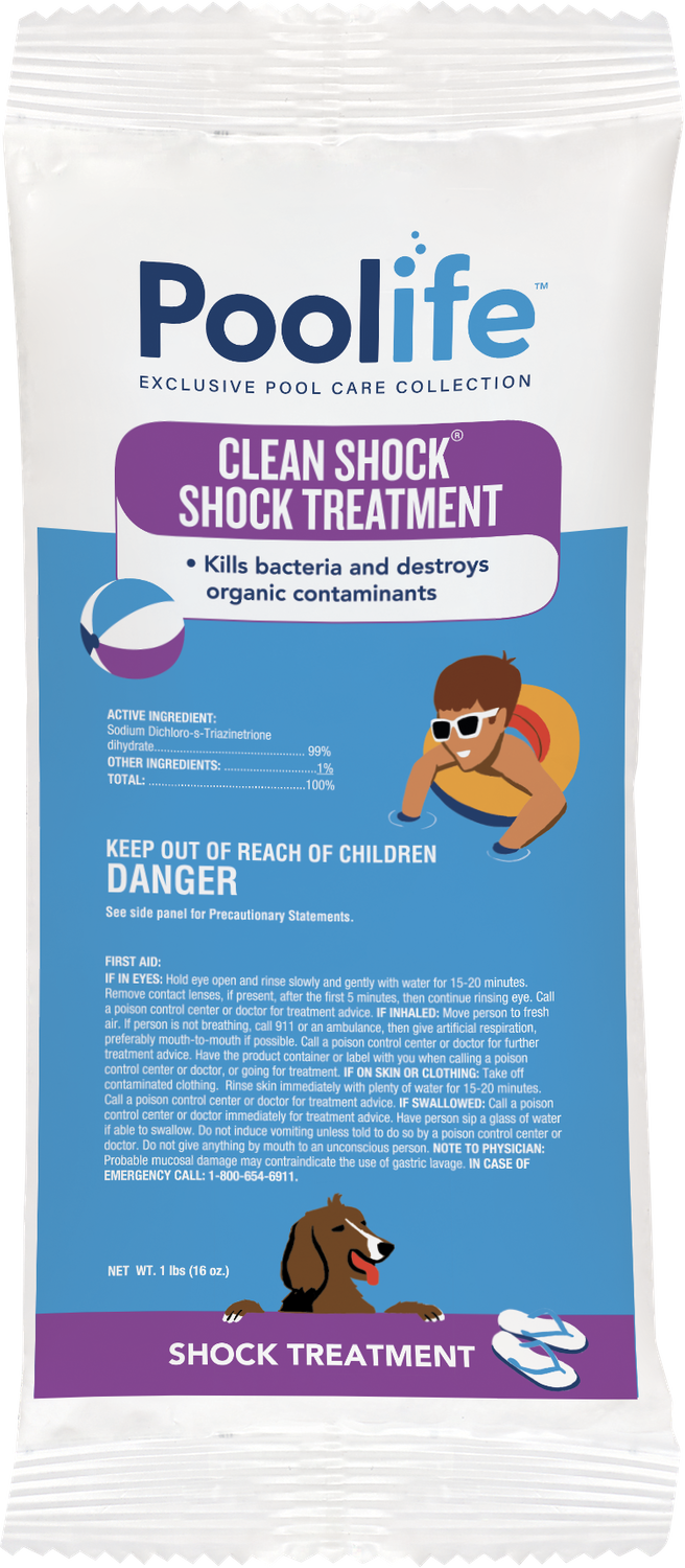 POOLIFE CLEAN SHOCK 1LB 52401