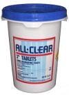 ALL CLEAR 3" CHLORINE TABS 50LB