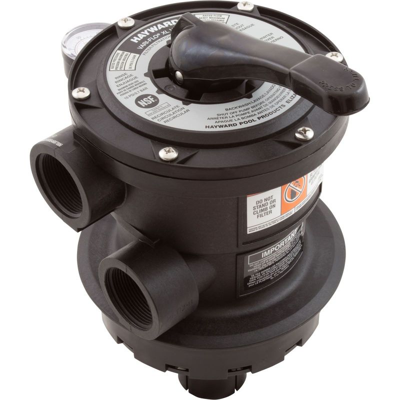 MULTIPORT VARI-FLO VALVE TOP MOUNT 1.5" W/CLAMP HAYWARD SP0714T