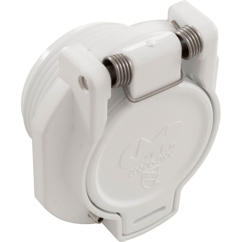VAC LOCK 1-1/2" MPT WHITE UNIVERSAL