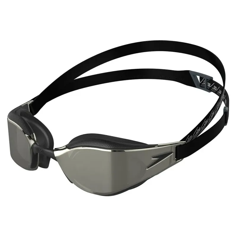 1892033 SPEEDO FASTSKIN HYPER ELITE MIRRORED GOGGLE 812818 BLACK/GRAY/CHROME