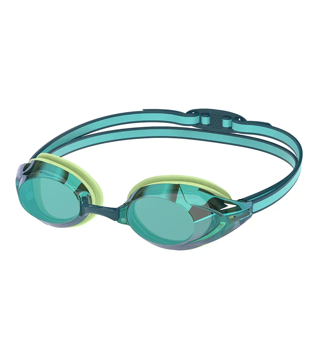 1892008 SPEEDO VANQUISHER 3.0 MIRRORED GOGGLE 8004734 SUCCULENT/STEEL/EMERALD