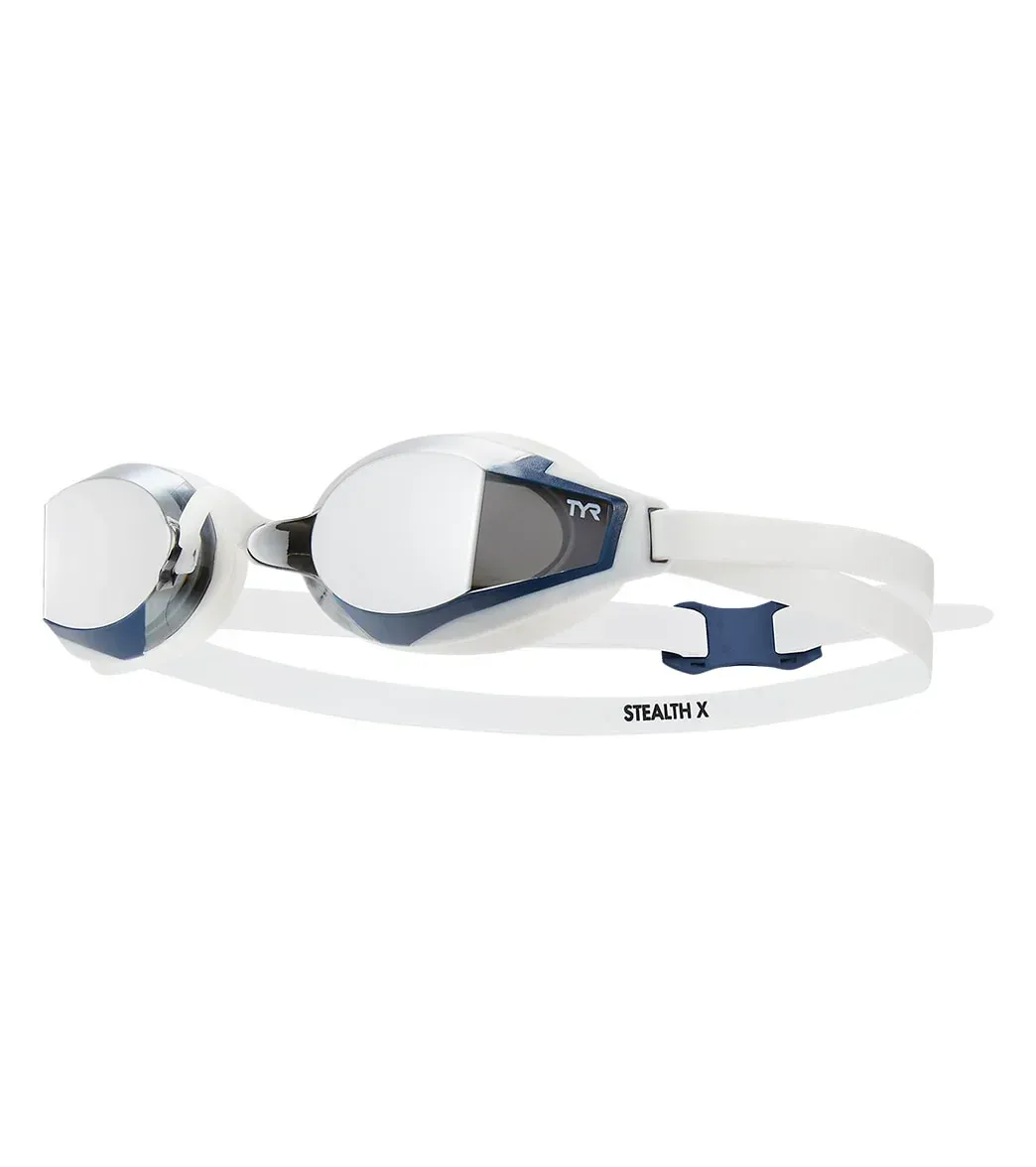 1870077 STEALTH X RACING GOGGLE MIRRORED LGSTLXM SILVER/WHITE 658