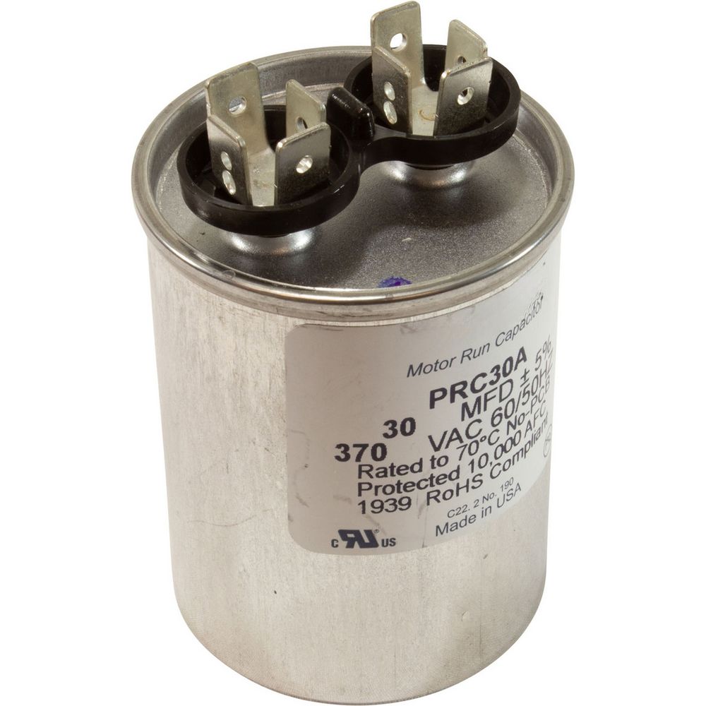 CAPACITOR 30MFD 370V ROUND