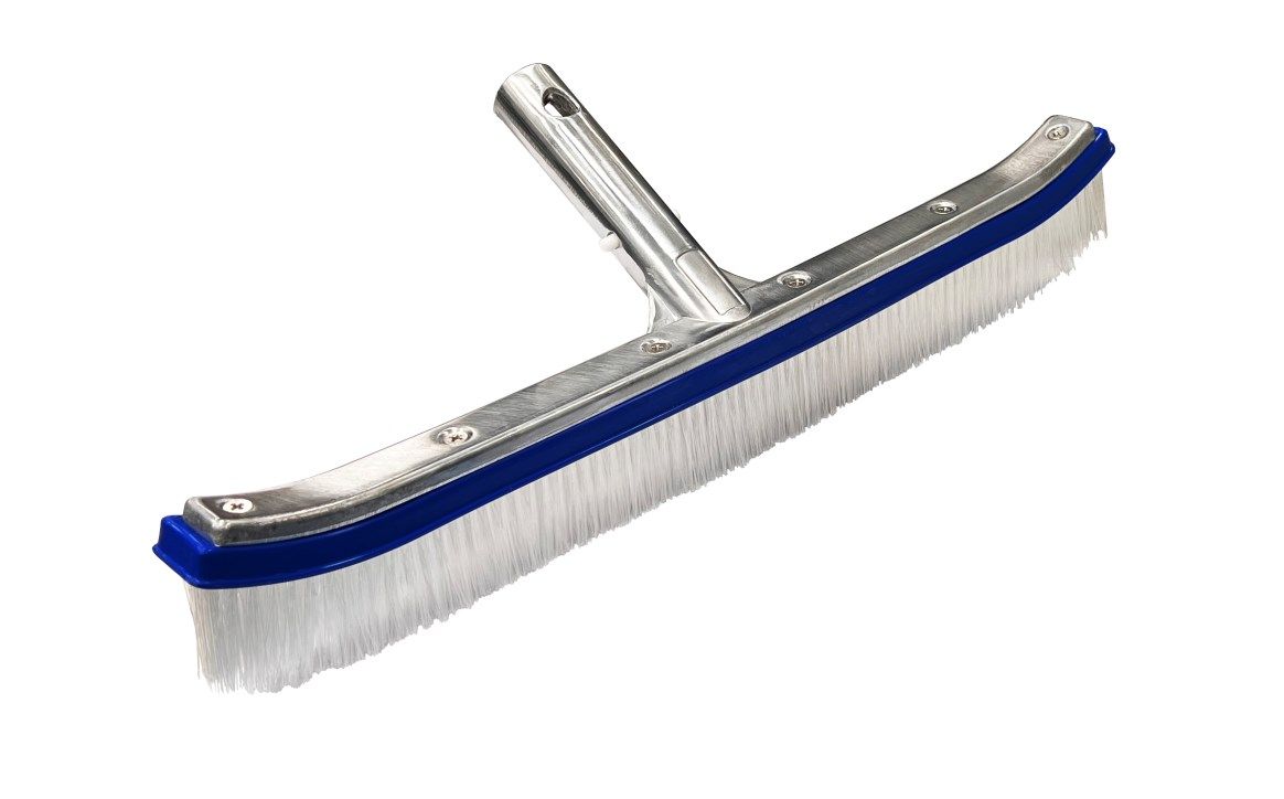 18" METAL BACK NYLON POOL BRUSH