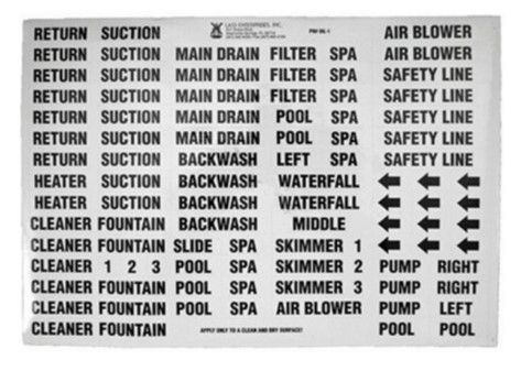 PLUMBING LABEL KIT SUPERPRO