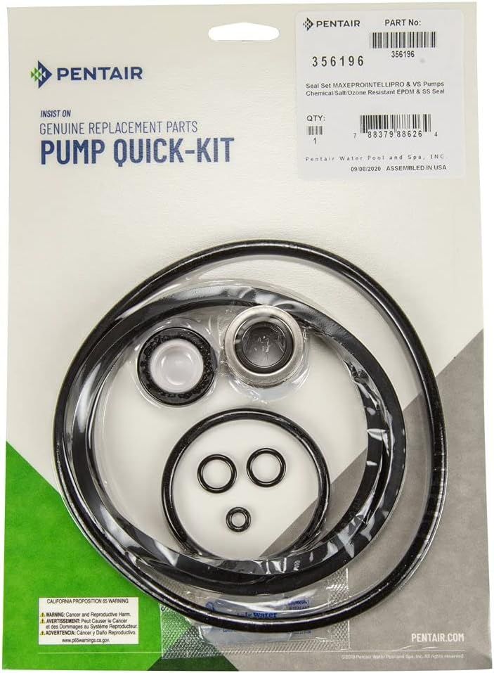 PUMP QUICK-KIT INTELLIPRO VS/MAX-E-PRO PENTAIR 356196