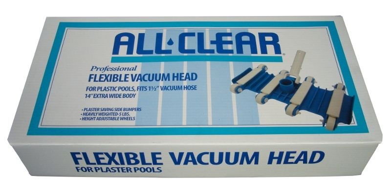 FLEXIBLE VACUUM HEAD 14" ALL CLEAR