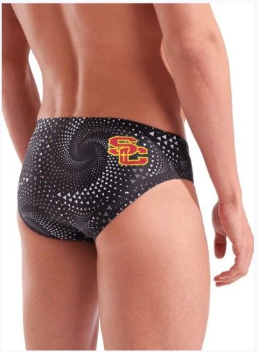 SAL1860079 ARENA BRIEF FIREFLOW W/EMB 010163 ML 22-44 TEAM BLACK 500 (INC SHIPPING)