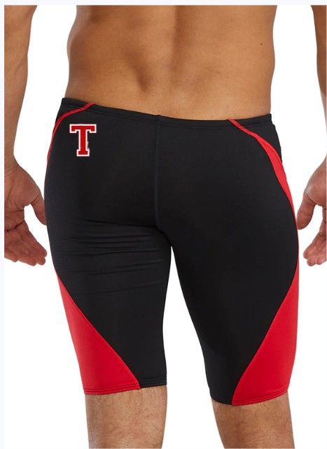 THS1880002 TYR JAMMER DURAFAST ELITE VANGUARD SPLICE W/ EMB ML 22-38 SALI7 BLK/RED 002 (INC SHIPPING)