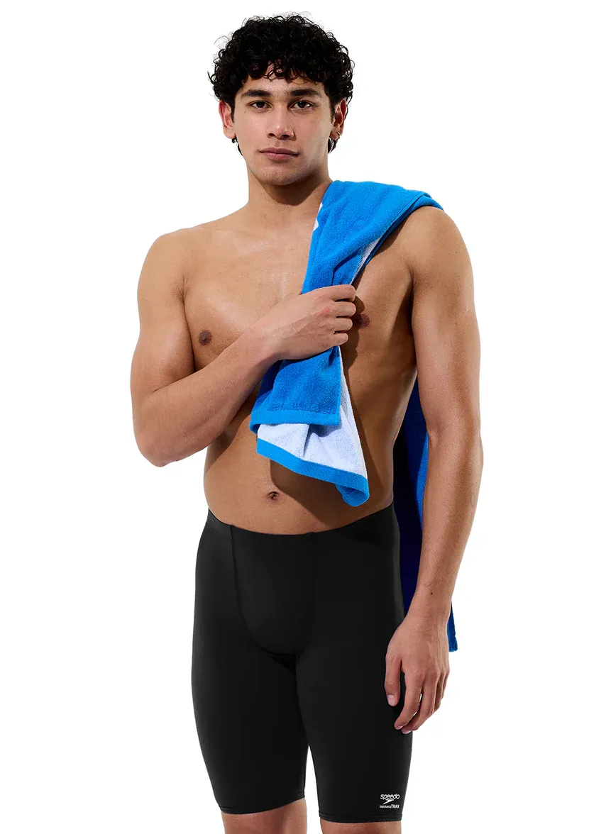 CAT1880027 SPEEDO JAMMER ENDURANCE+ MAX SOLID W/ EMB 8A000510 ML 22-42 BLACK 002 (INC SHIPPING)
