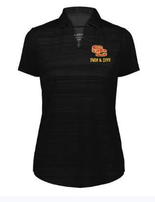 SAL1860034 SALP FM POLO W/ EMB SM-2XL PURSUIT BLACK #7002 (INC SHIPPING)