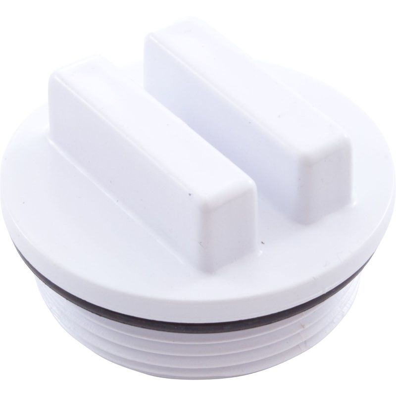 DRAIN PLUG 1-1/2" WITH O-RING WHITE GENERIC