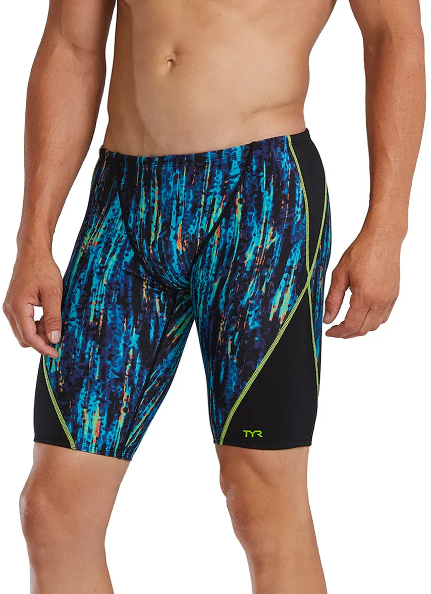 BHS1860108 TYR JAMMER DURAFAST ELITE AURORA ML 26-38 B13065 BLUE RAINBOW 995 (INC SHIPPING)