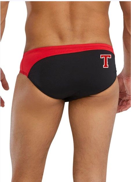 THS1880003 TYR RACER DURAFAST ELITE VANGUARD SPLICE W/ EMB ML 22-38 RALI7 BLK/RED 002 (INC SHIPPING)