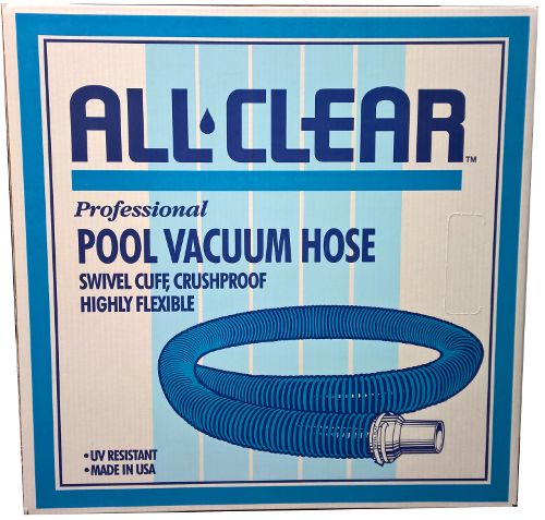 VACUUM HOSE 1.5" X 35' W/SWIVEL CUFF