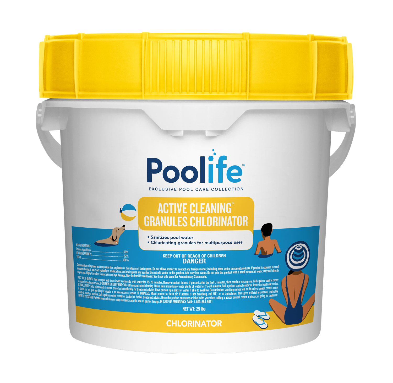 POOLIFE ACTIVE CLEANING GRANULES 25LB 22206
