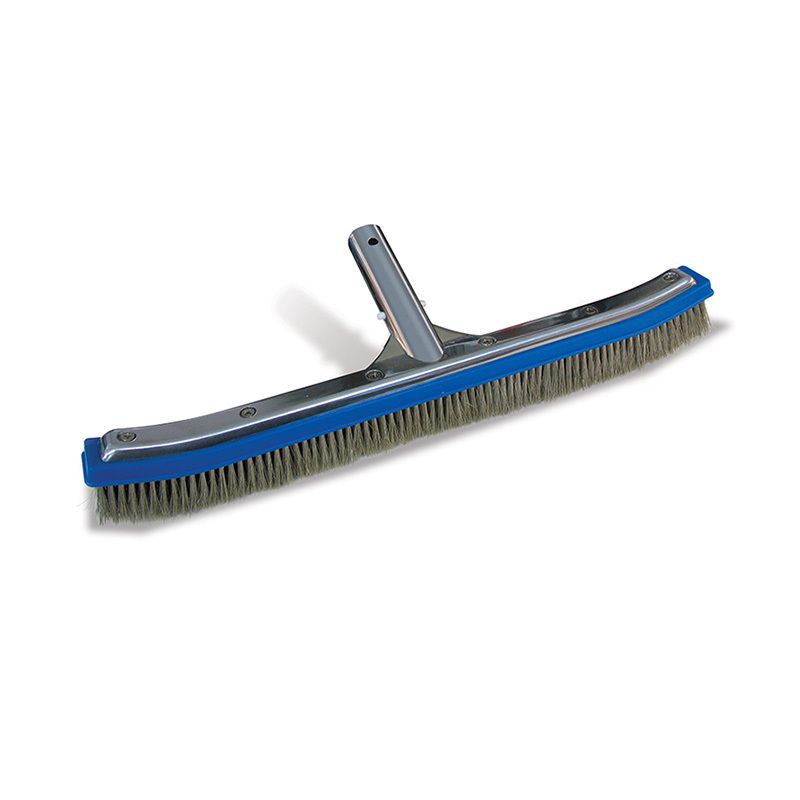 18" ALGAE BRUSH METAL BACK STAINLESS STEEL BRISTLES