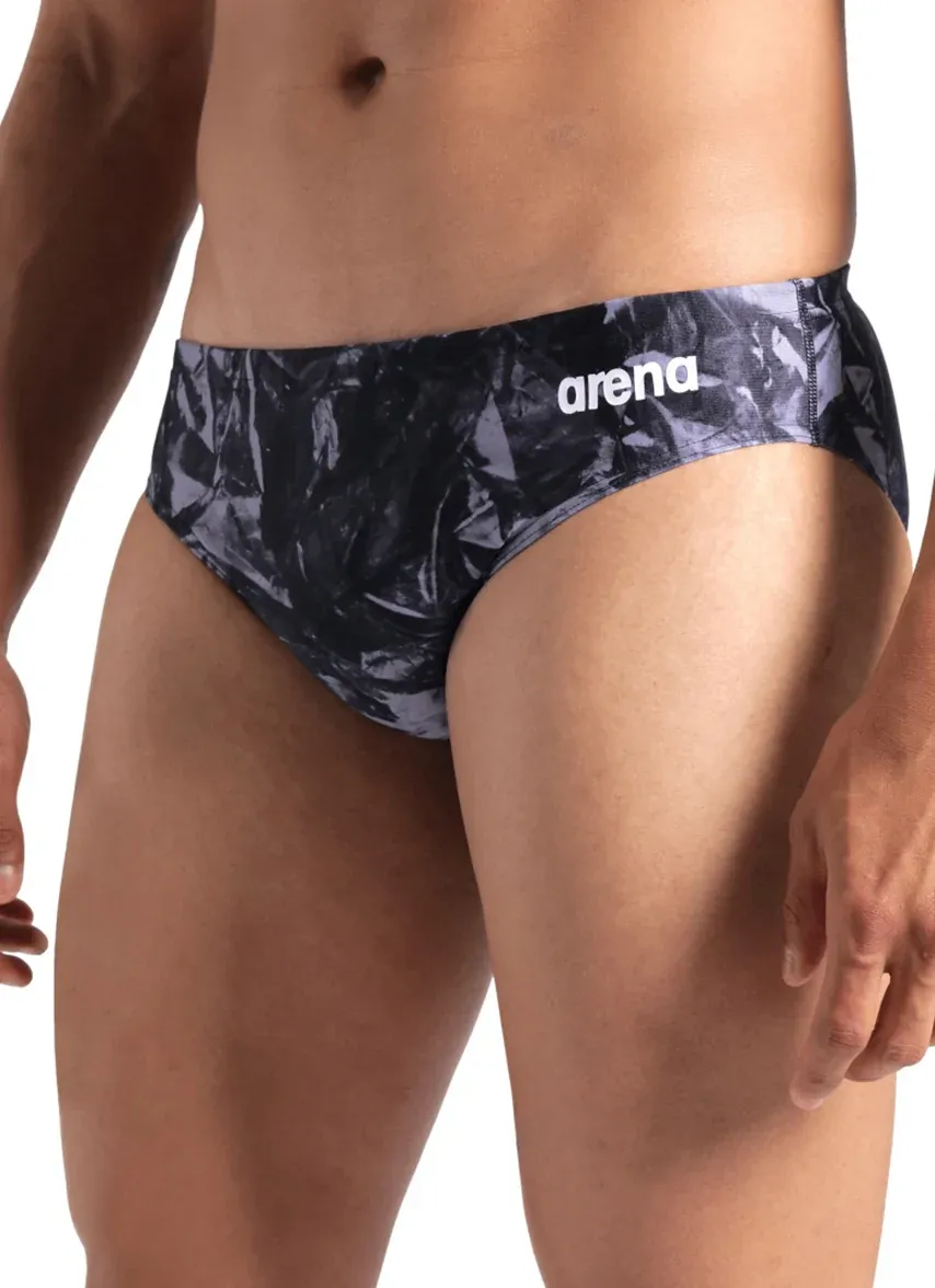 MIC1630013 ARENA BRIEF CRACKLE ML 22-44 007921 TEAM BLACK 500 (INC SHIPPING)