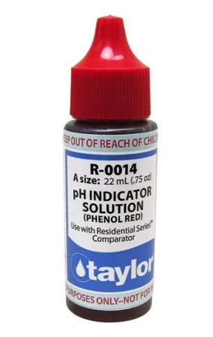 TAYLOR REAGENT #14 PHENOL RED 3/4OZ R-0014-A