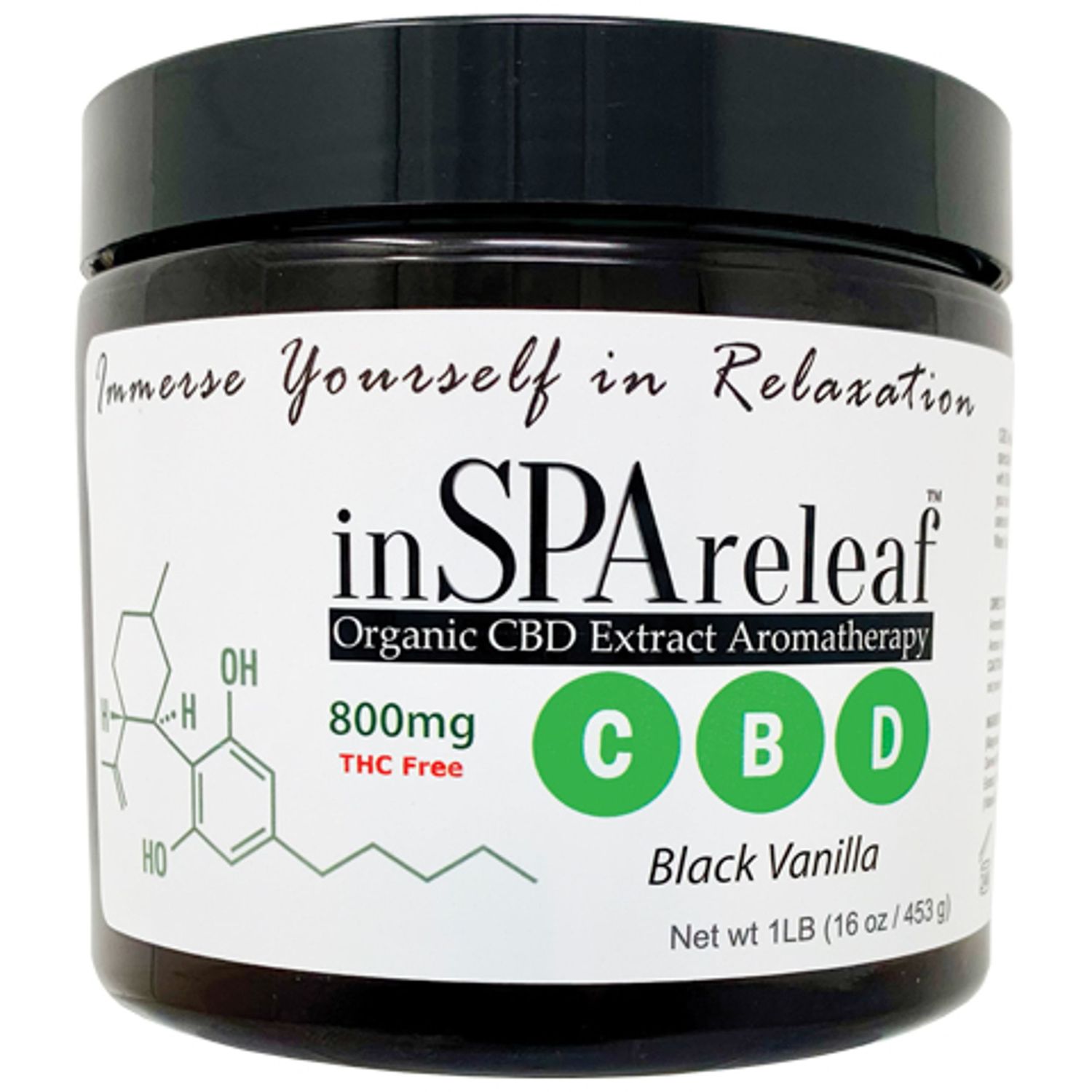 INSPARELEAF CBD BLACK VANILLA