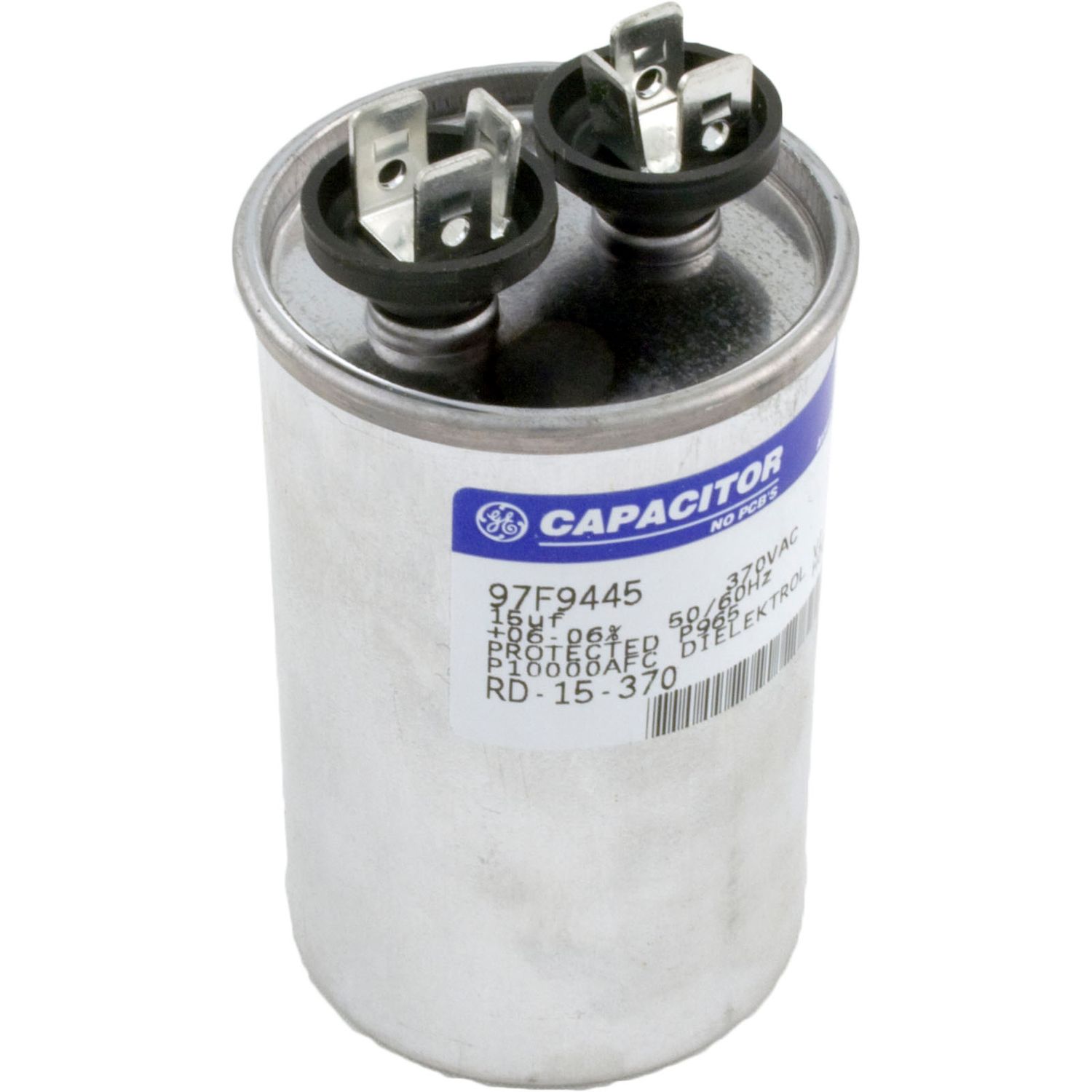 CAPACITOR 15MFD 370V ROUND