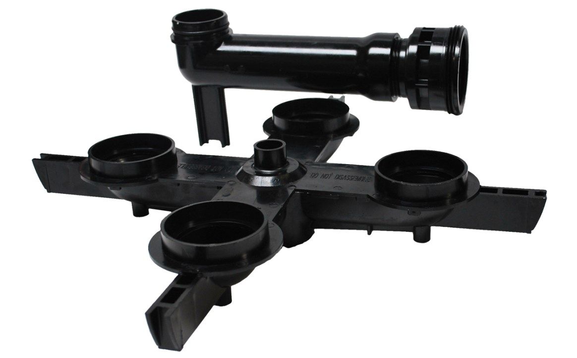 BOTTOM MANIFOLD WITH OUTLET ASSY CLEAN &amp; CLEAR PLUS PENTAIR 170035