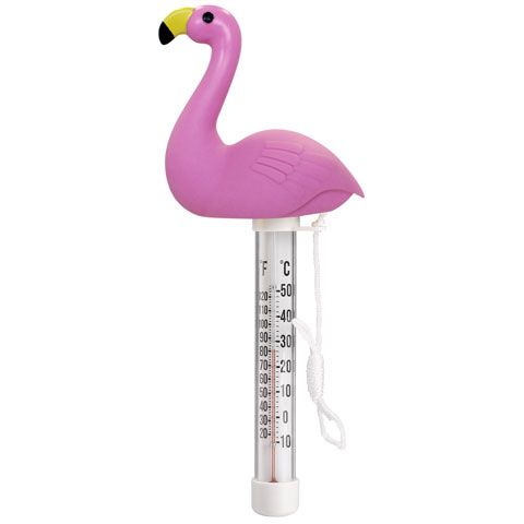 FLAMINGO FLOATING THERMOMETER