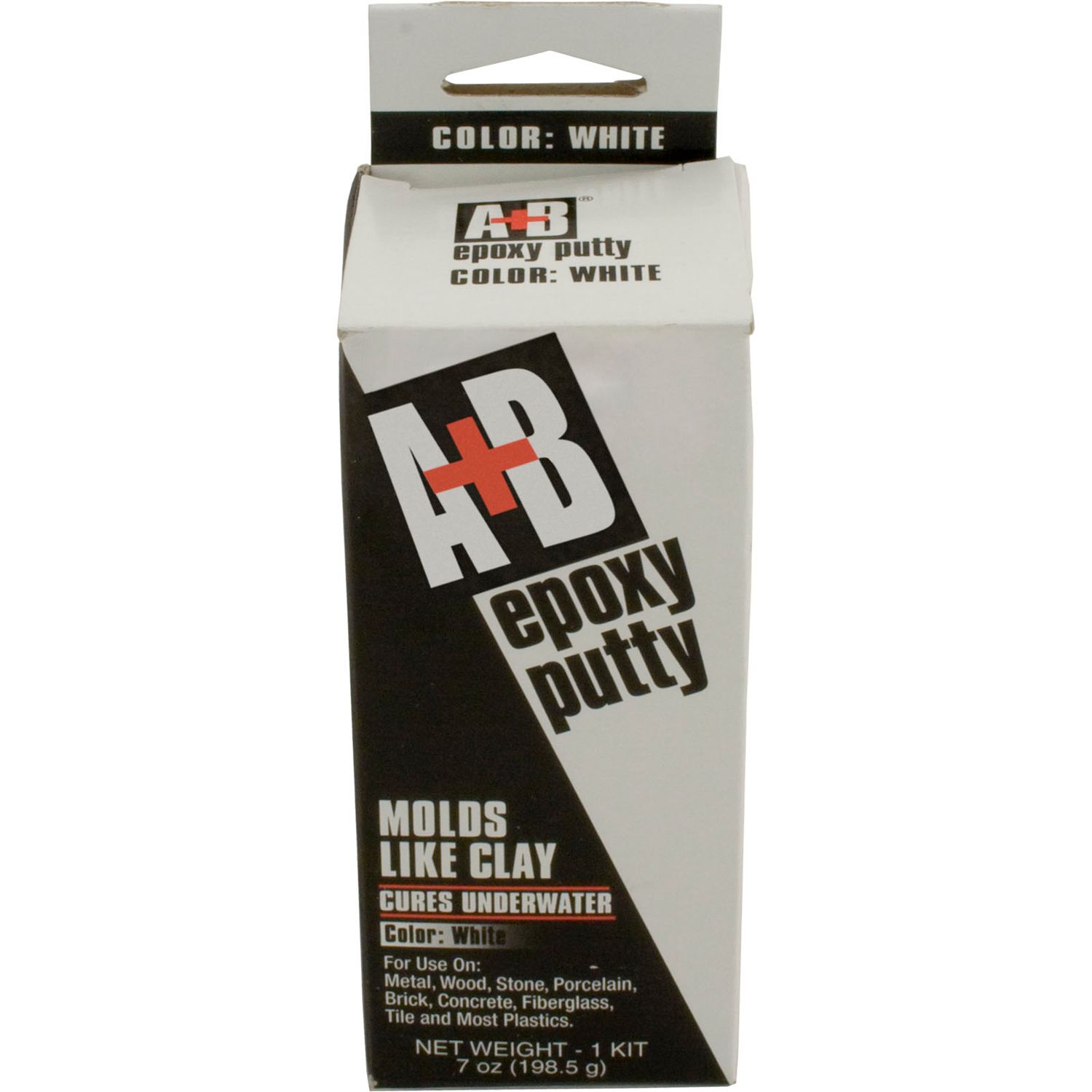 A+B EPOXY PUTTY 7OZ WHITE