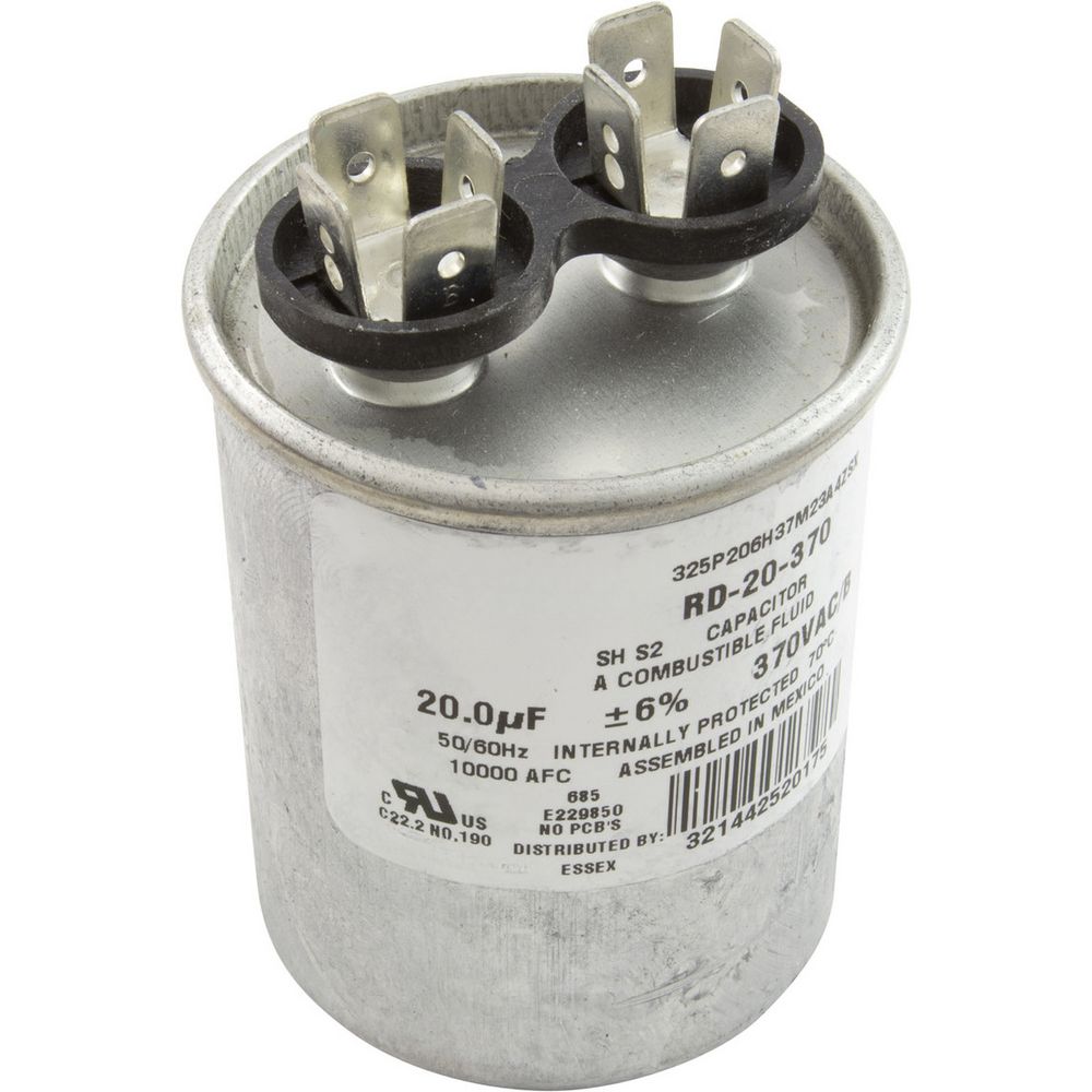 CAPACITOR 25MFD 370V ROUND