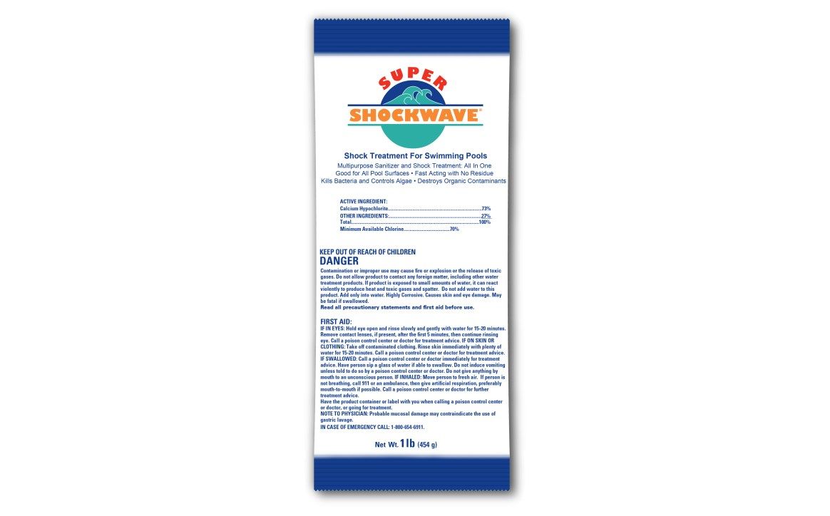 SUPER SHOCKWAVE POOL SHOCK 1LB 73%