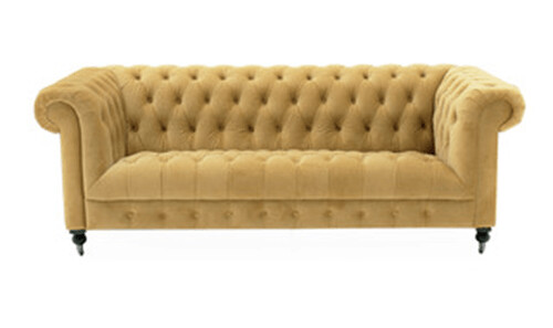 Darwin 3 Seater Sofa Mustard