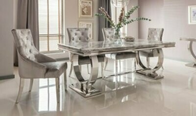 Arion Dining Table - Grey 2000