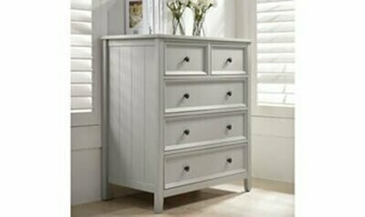 MORAH Tall Chest - 3+2 Drawer Clay