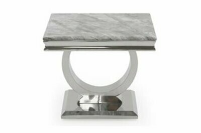 Arion Lamp Table - Grey Low