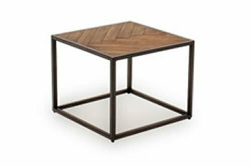 Vera Lamp Table - Light Brown