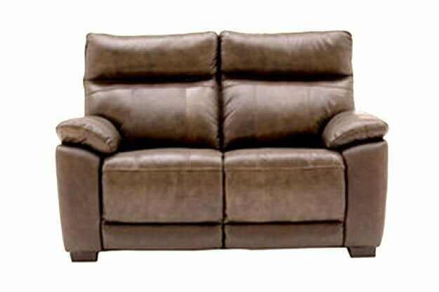 Palermo 2 Seater Fixed Brown