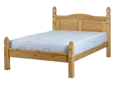 Colmar 4.6 Waxed Pine Bed Frame Best Seller. IN STOCK.