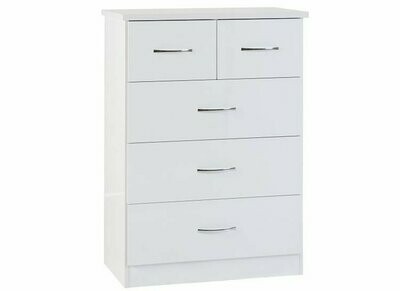 NIce 3 + 2 Chest White.IN STOCK.