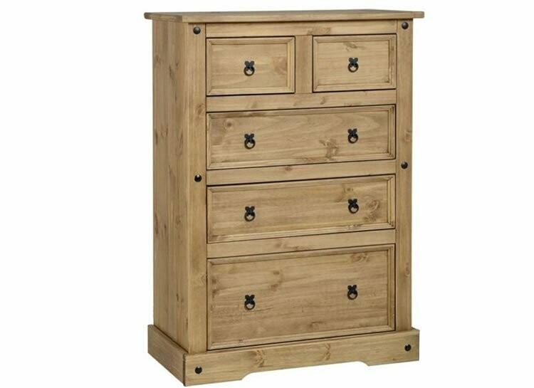 Colmar 3 + 2 Chest Waxed Pine