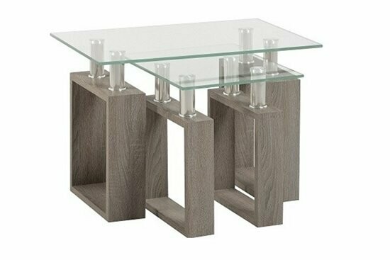 Mila Nest Of Tables - Charcoal Oak.IN STOCK.